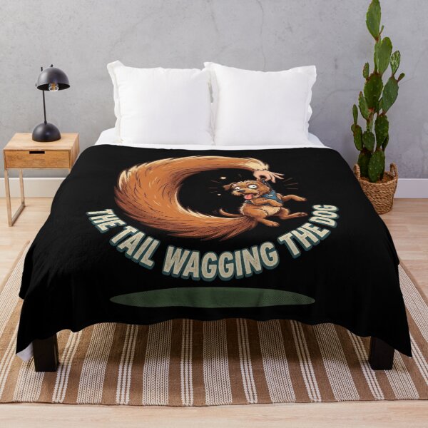 Item preview, The Tail Wagging The Dog - Hilarious Idiom Funny Puppy Graphic designed and sold by khaled-bahaa.