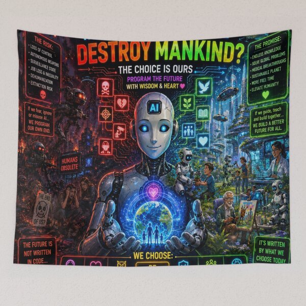 Aperçu de l'œuvre Intelligence artificielle créée et vendue par DK Rocket.