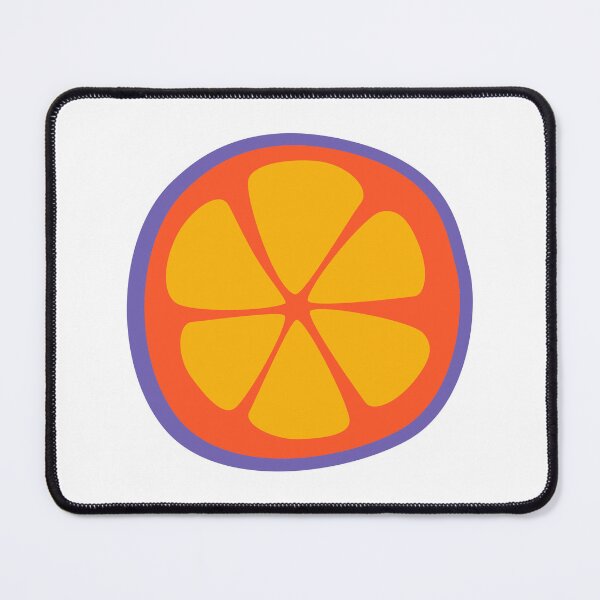 Item preview, Retro Psychedelic Orange Slice Graphic designed and sold by Vision Crafted.