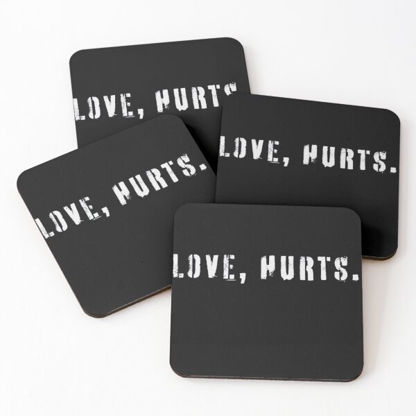 Item preview, Love Hurts – Vintage Distressed Typography Heartbreak Quote designed and sold by Gbriel3.