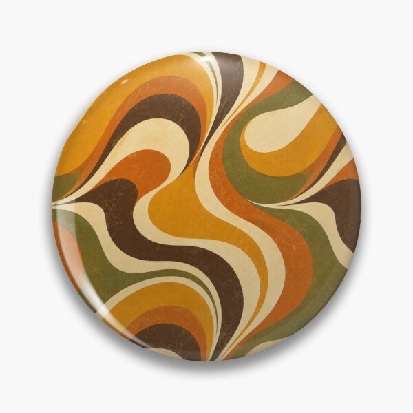 Item preview, Retro Wave Flow 70s Seamless Pattern designed and sold by Golden Era Studio.