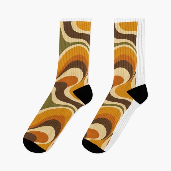 Item preview, Retro Wave Flow 70s Seamless Pattern designed and sold by Golden Era Studio.