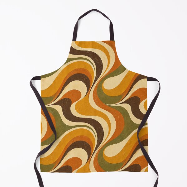 Item preview, Retro Wave Flow 70s Seamless Pattern designed and sold by Golden Era Studio.