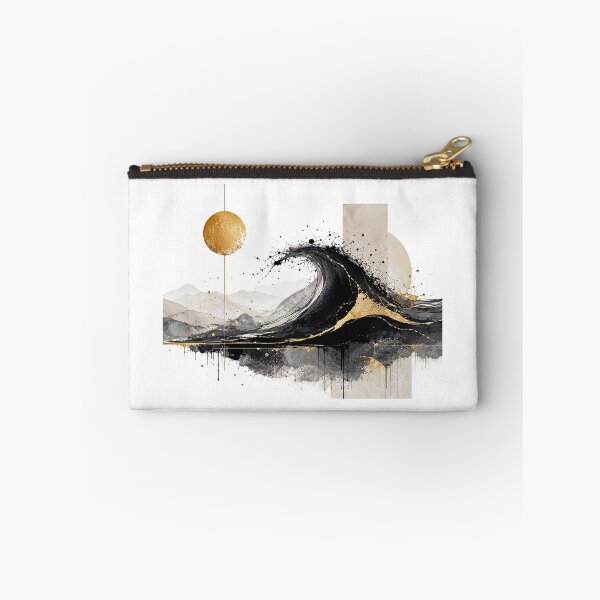 Item preview, Golden Sun Over Abstract Wave  designed and sold by Abstract Miracles.