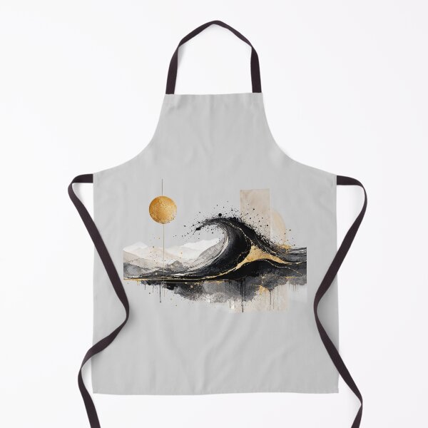 Item preview, Golden Sun Over Abstract Wave designed and sold by Abstract Miracles.