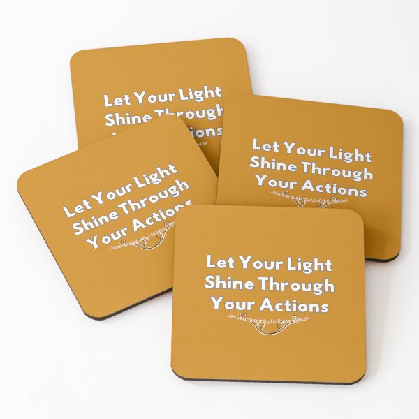 Item preview, Your Light Shine Through Your Actions - Inspiring Minimalism Products designed and sold by UnifyingSyntax.