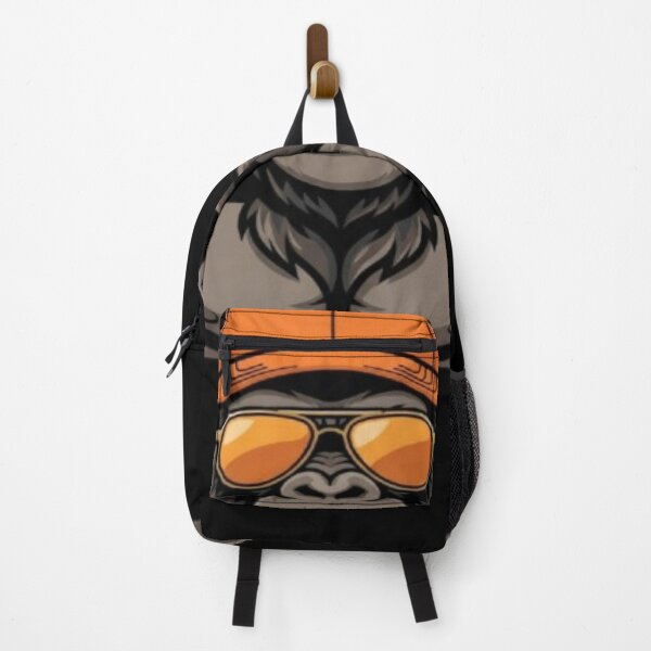Item preview, Cool Gorilla with Orange Cap and Aviator Sunglasses Art designed and sold by DailySparks.