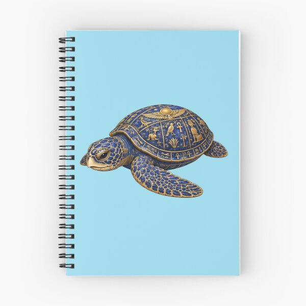 Item preview, Royal Egyptian Sea Turtle | Ocean Ancient Egypt Art Collection designed and sold by Zaru Art Studio.