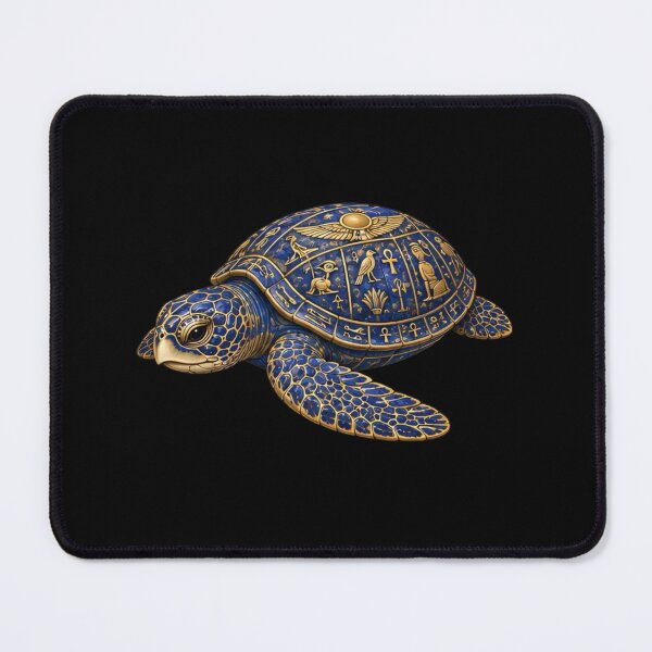 Item preview, Royal Egyptian Sea Turtle | Ocean Ancient Egypt Art Collection designed and sold by Zaru Art Studio.