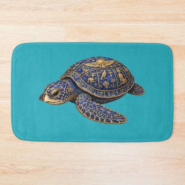 Item preview, Royal Egyptian Sea Turtle | Ocean Ancient Egypt Art Collection designed and sold by Zaru Art Studio.