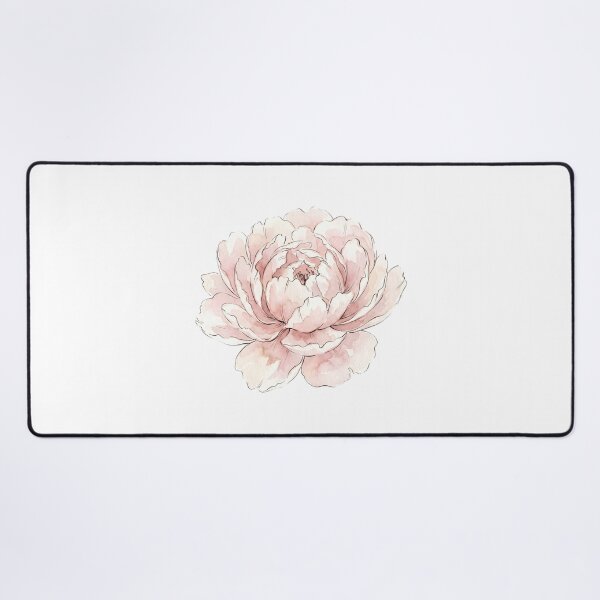 Item preview, Watercolor Peony Print | Blush Flower Art designed and sold by PLANT LOVER'S PARADISE.