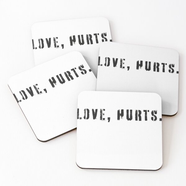 Item preview, Love Hurts – Vintage Distressed Typography Heartbreak Quote designed and sold by Gbriel3.