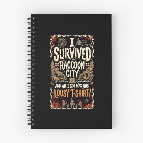 Item preview, I Survived Raccoon City Zombie Horror designed and sold by HicksByHenry.