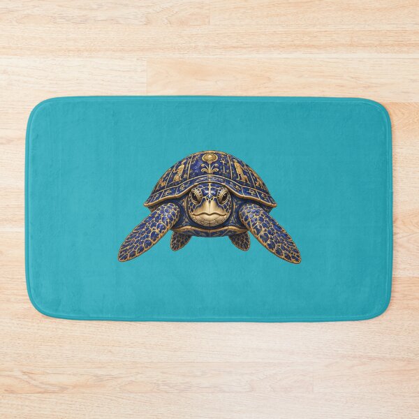 Item preview, Winged Sun Sea Turtle | Ocean Ancient Egypt Art Collection designed and sold by Zaru Art Studio.