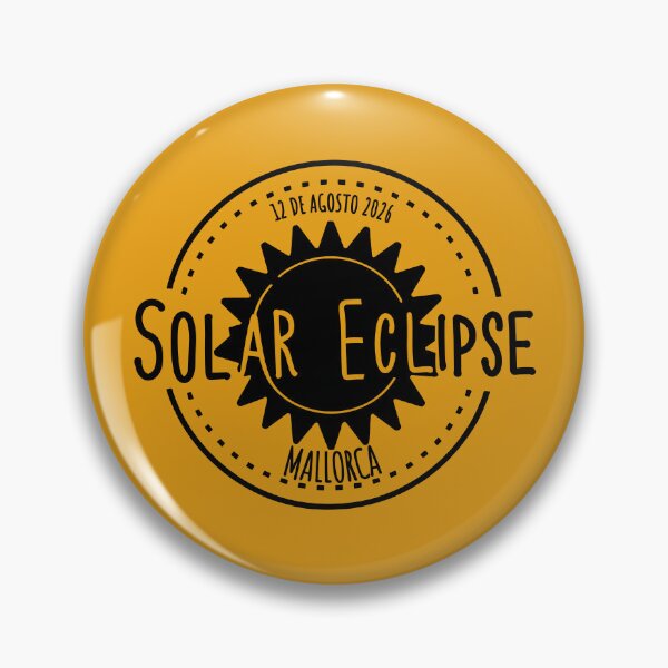 Item preview, Mallorca Spain 2026 august 12 Solar Eclipse design designed and sold by EmeraldeaArt.
