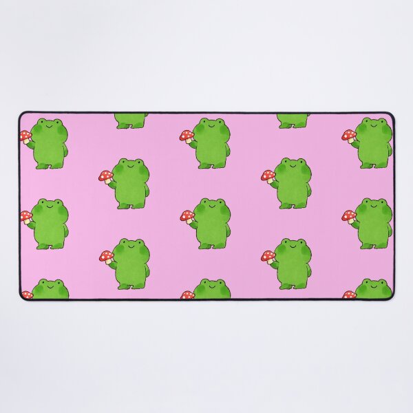 Item preview, Frog Standing Holding Red Mushroom designed and sold by jianina-alondra.