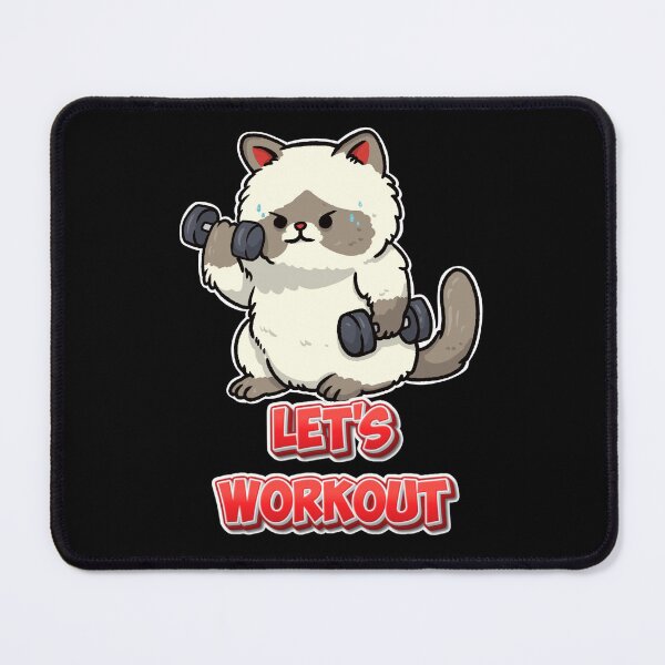 Item preview, Gym cat ver 14| Vintage pet cat Fitness Workout Aesthetic | Gym Motivation Apparel designed and sold by mndesignworx.