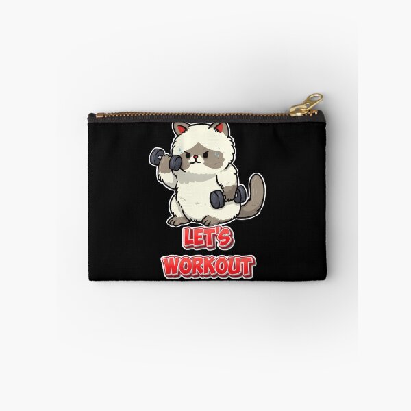 Item preview, Gym cat  ver 14| Vintage pet cat  Fitness Workout Aesthetic | Gym Motivation Apparel designed and sold by mndesignworx.