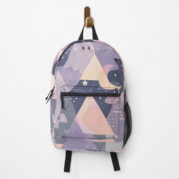 Item preview, Abstract Geometric Ghost Shape Night Pattern designed and sold by Thai Vibe Studio.
