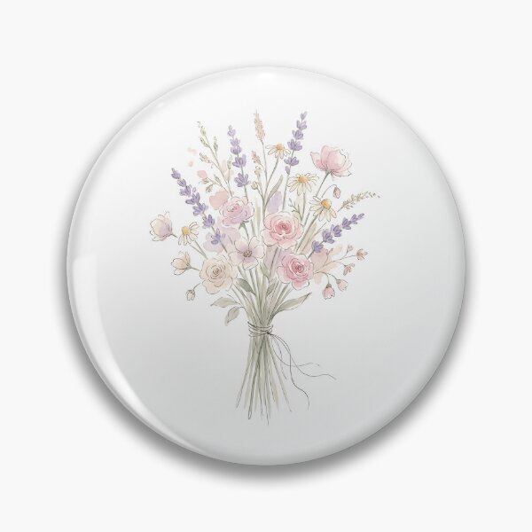 Item preview, Watercolor Wildflower Print | Pastel Bouquet designed and sold by PLANT LOVER'S PARADISE.