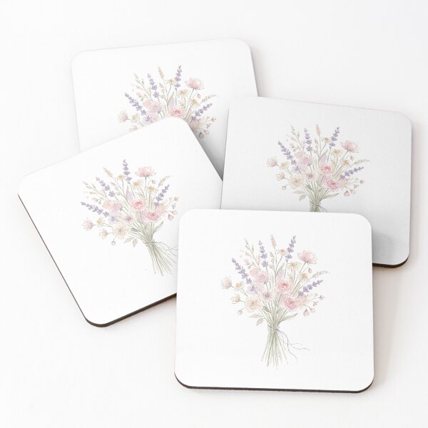 Item preview, Watercolor Wildflower Print | Pastel Bouquet designed and sold by PLANT LOVER'S PARADISE.