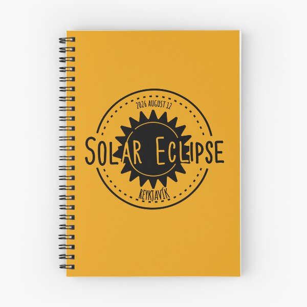 Item preview, Reykjavík Iceland 2026 august 12 Solar Eclipse design designed and sold by EmeraldeaArt.