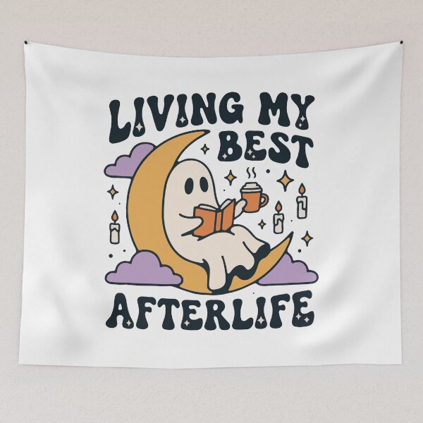 Item preview, Living my best afterlife ghost designed and sold by Anivision.