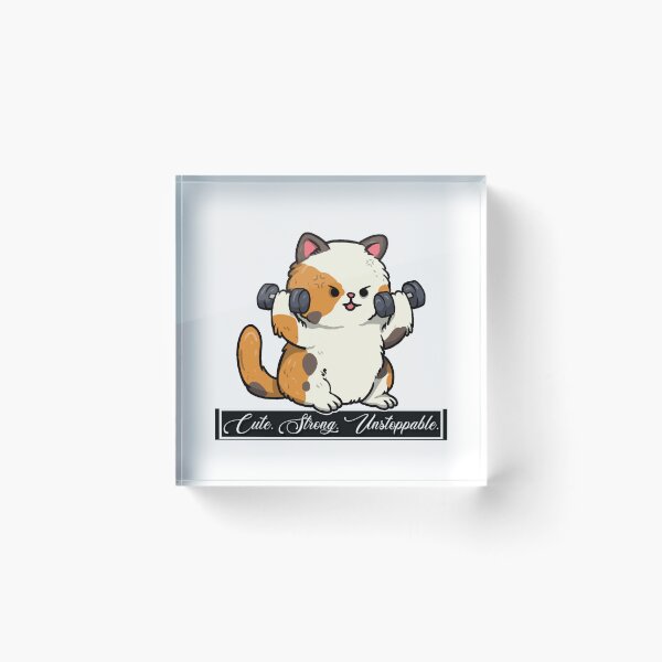 Item preview, Gym cat  ver 15| Vintage pet cat Fitness Workout Aesthetic | Gym Motivation Apparel designed and sold by mndesignworx.