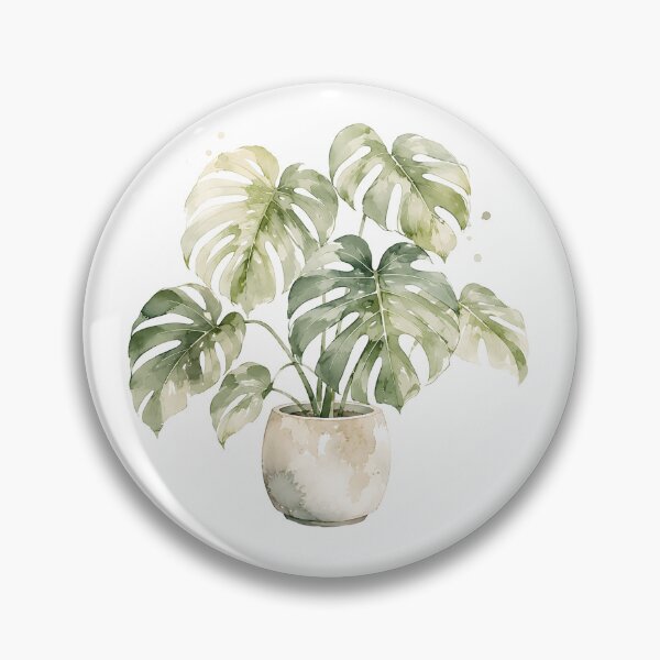 Item preview, Watercolor Monstera Print | Soft Pastel Houseplant Art designed and sold by PLANT LOVER'S PARADISE.
