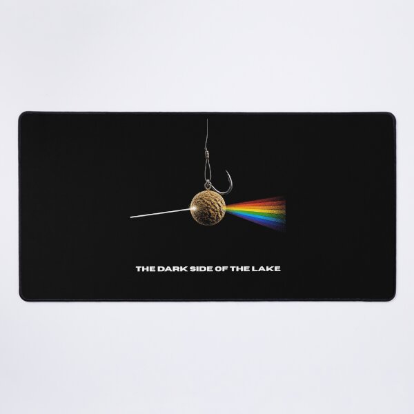Item preview, The Dark Side Of The Lake - Funny Rock Fishing designed and sold by GeekAnglerStore.