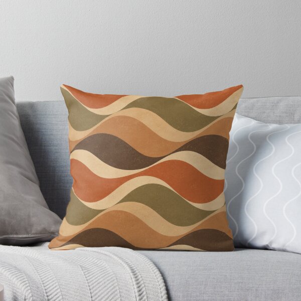 Item preview, Desert Horizon Groovy Wave Pattern designed and sold by Golden Era Studio.