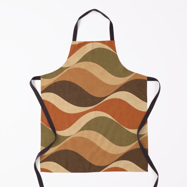 Item preview, Desert Horizon Groovy Wave Pattern designed and sold by Golden Era Studio.
