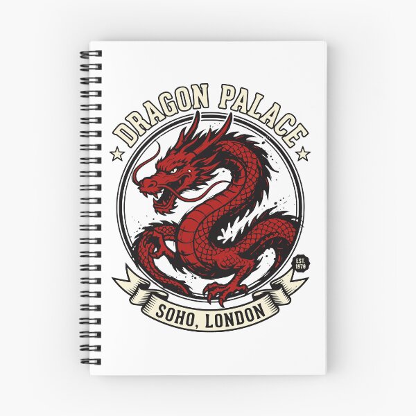 Item preview, Dragon Palace Soho London, Vintage Dragon, Fantasy Tattoo Gift, Asian Mythical designed and sold by FENNORIA.