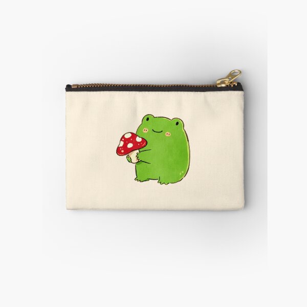 Item preview, Chubby Frog Hugging Red Mushroom designed and sold by jianina-alondra.