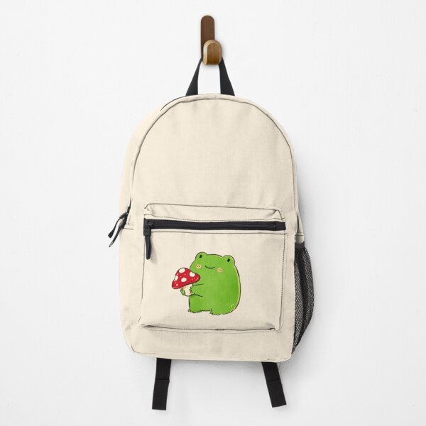 Item preview, Chubby Frog Hugging Red Mushroom designed and sold by jianina-alondra.