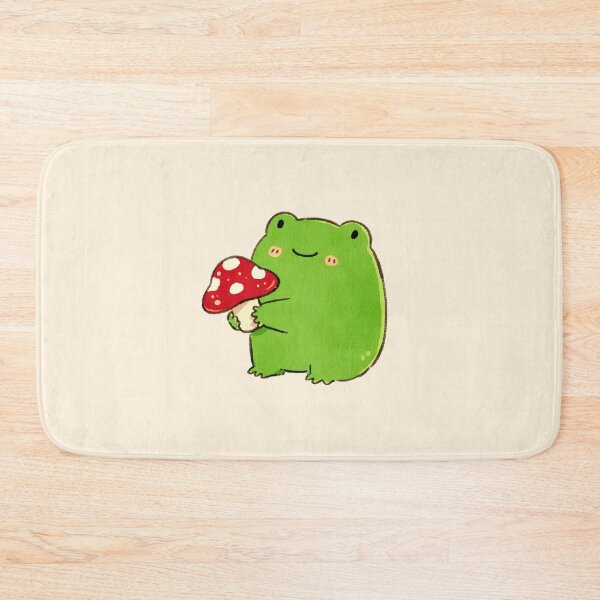 Item preview, Chubby Frog Hugging Red Mushroom designed and sold by jianina-alondra.