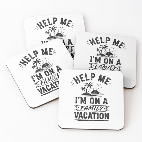 Item preview, Help Me I’m on a Family Vacation Funny Quote designed and sold by Vexa Tees.