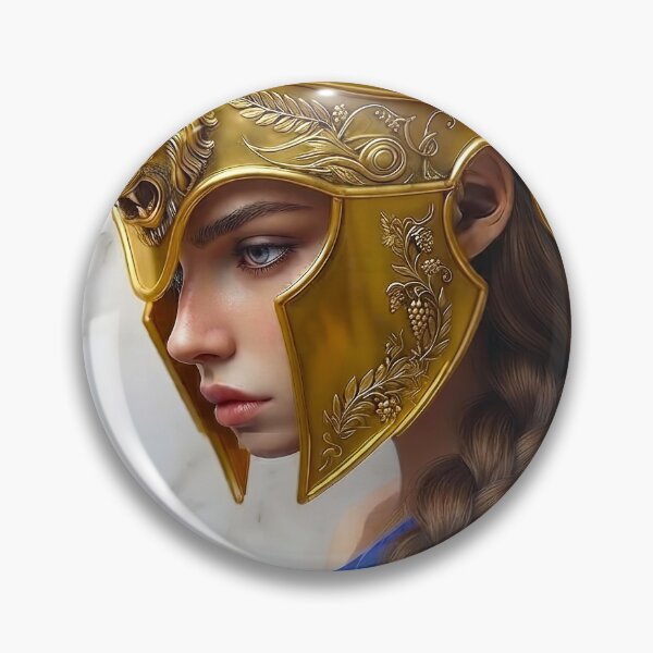 Item preview, Blue Warrior - Ancient Greek Spartan Armor & Lion Crest designed and sold by abanoubnabil.