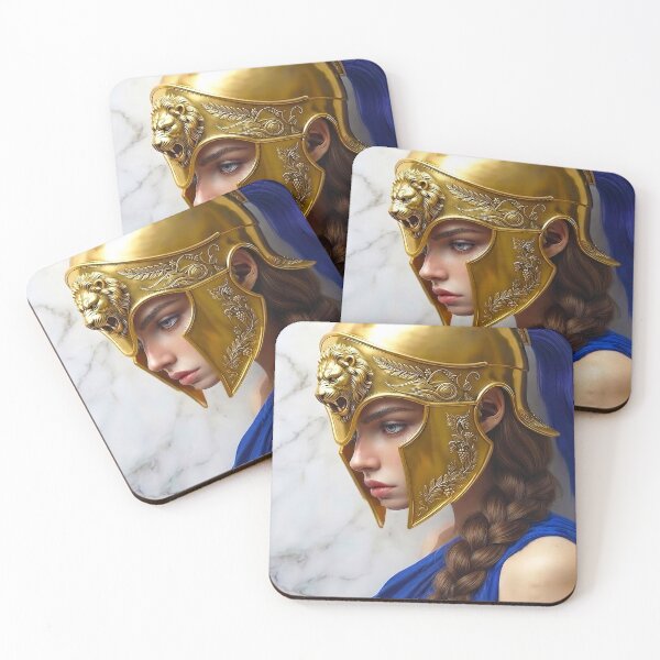 Item preview, Blue Warrior - Ancient Greek Spartan Armor & Lion Crest designed and sold by abanoubnabil.