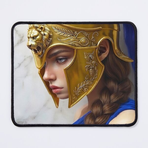Item preview, Blue Warrior - Ancient Greek Spartan Armor & Lion Crest designed and sold by abanoubnabil.