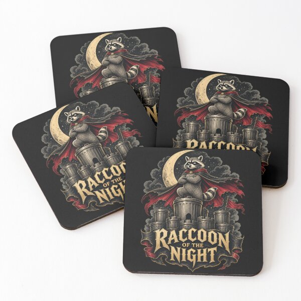 Item preview, Raccoon of the Night designed and sold by Sonic Nova Studios.