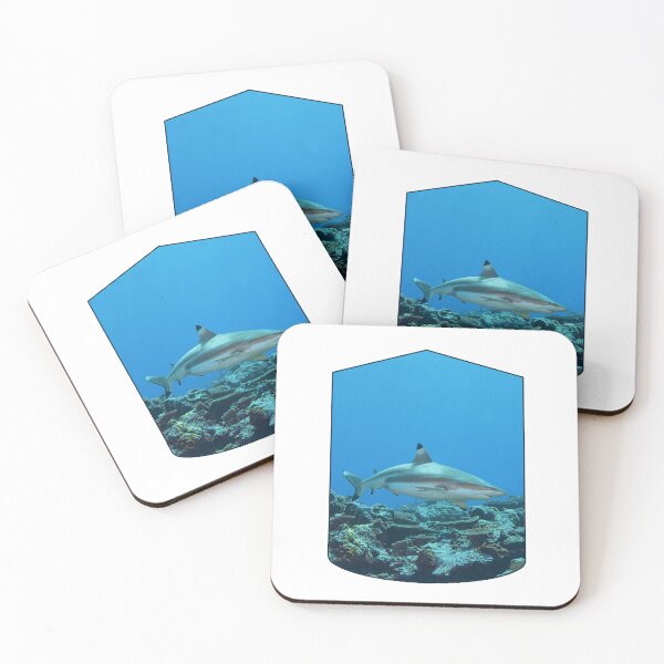 Item preview, Blacktip Reef Shark Organic Shape * Yap Vertigo Design |  designed and sold by Photo & Design Ute Niemann.
