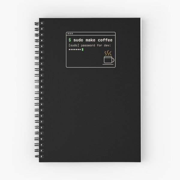 Item preview, Sudo Make Coffee — Funny Linux Terminal Command Programmer designed and sold by abdoali102.