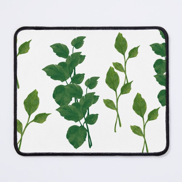 Item preview, Green Watercolor Leaves Pattern designed and sold by Huangchuning.
