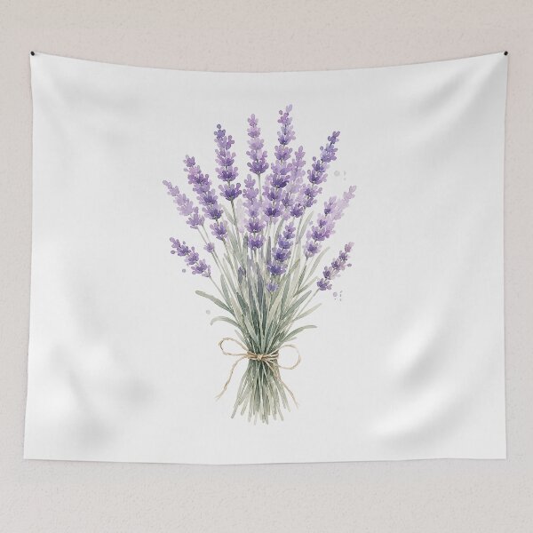 Item preview, Watercolor Lavender Print | Purple Botanical Flower Art designed and sold by PLANT LOVER'S PARADISE.