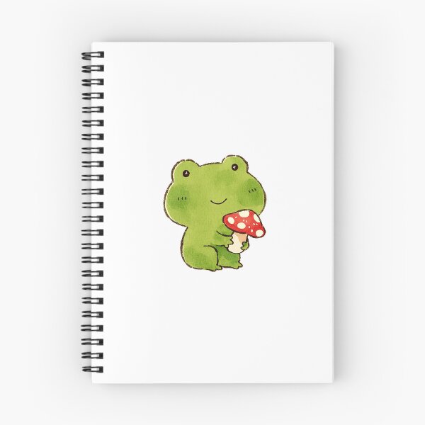 Item preview, Round Frog Cuddling Toadstool Mushroom designed and sold by jianina-alondra.