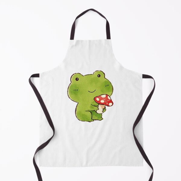 Item preview, Round Frog Cuddling Toadstool Mushroom designed and sold by jianina-alondra.