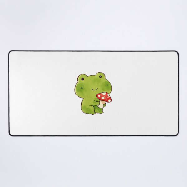 Item preview, Round Frog Cuddling Toadstool Mushroom designed and sold by jianina-alondra.
