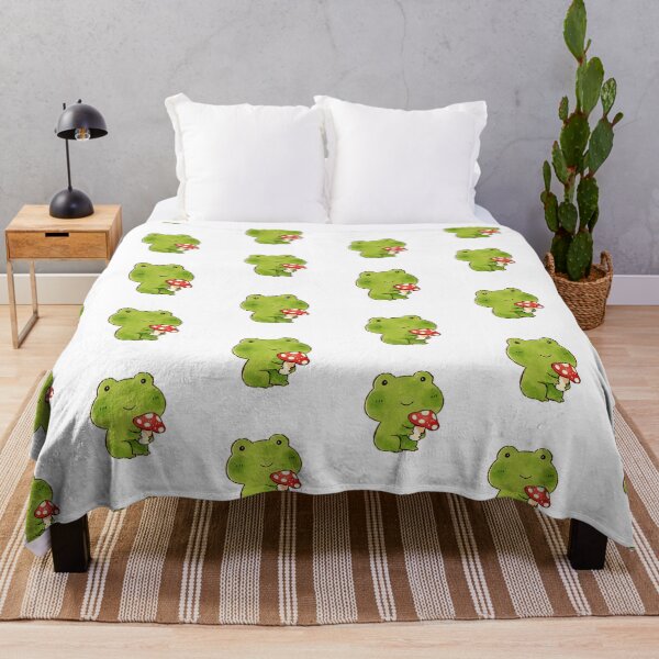 Item preview, Round Frog Cuddling Toadstool Mushroom designed and sold by jianina-alondra.