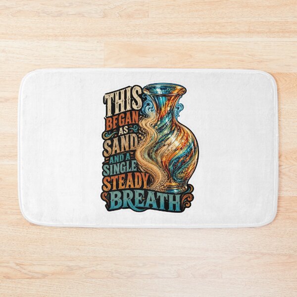 Item preview, This Began As Sand And A Single Steady Breath Vase Quote designed and sold by ColeLaniTrading.